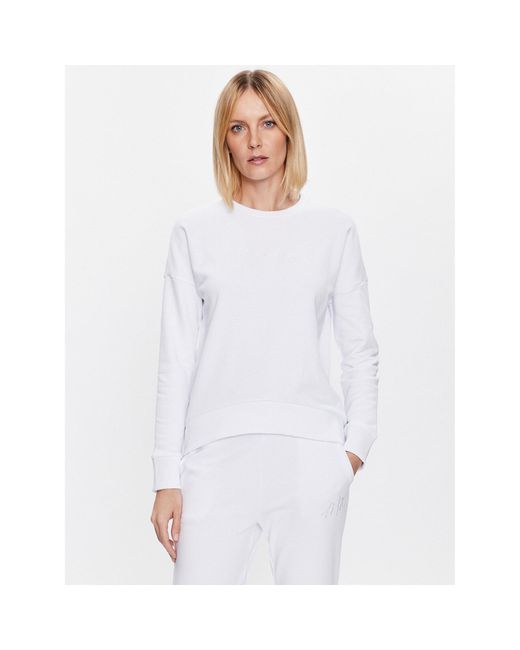 Armani Exchange White Sweatshirt 3Rym86 Yj3Nz 1000 Weiß Regular Fit