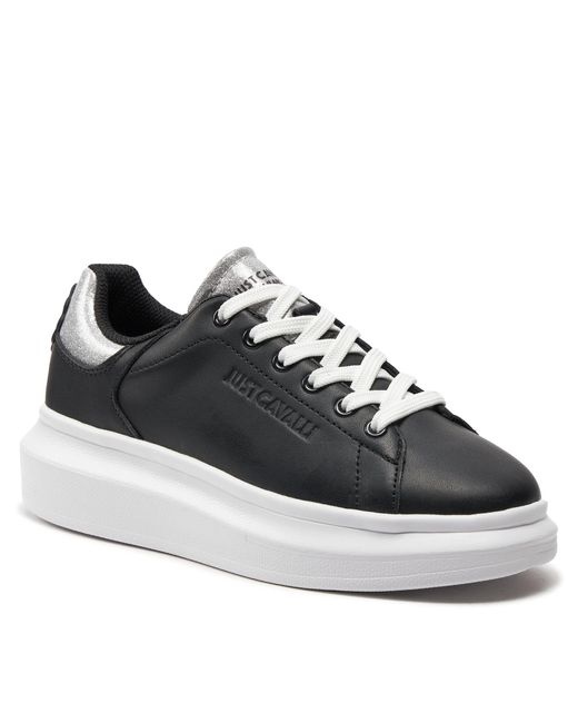 Just Cavalli Black Sneakers 76Ra3Sb1