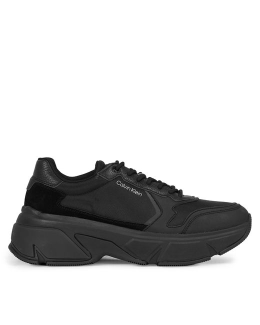 Calvin Klein Sneakers Low Top Lace Up Mix Hm0Hm01255 in Black für Herren