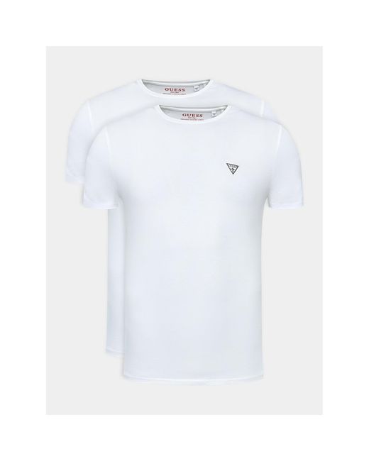 Guess 2Er-Set T-Shirts U97G02 K6Yw1 Weiß Regular Fit in White für Herren