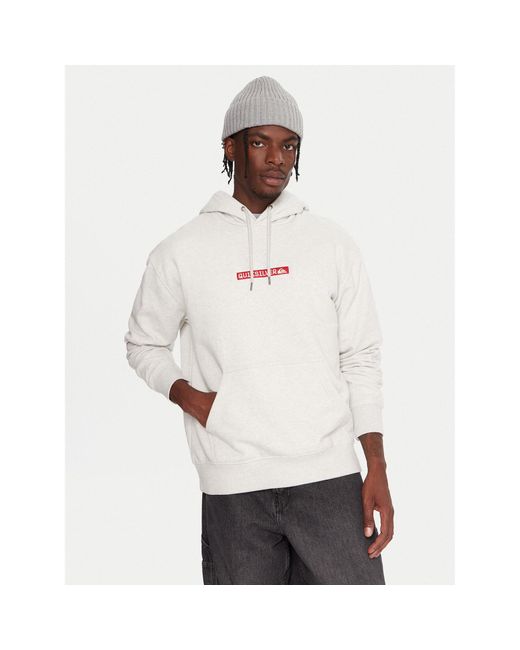 Quiksilver Sweatshirt Dna Eqyft05121 Oversize in White für Herren