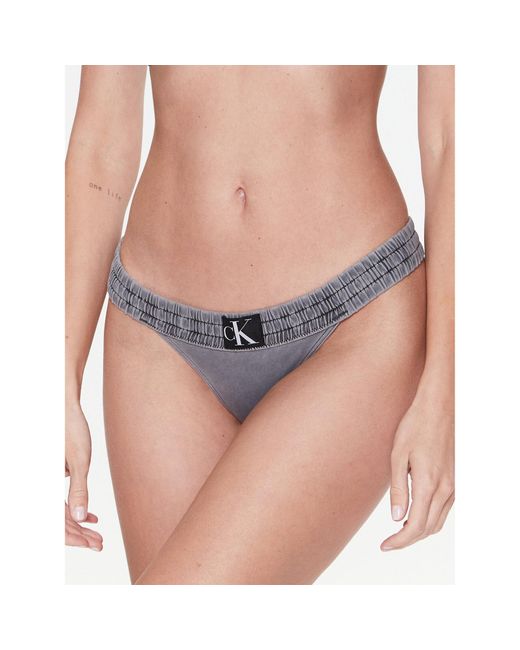 Calvin Klein Gray Bikini-Unterteil Kw0Kw02065