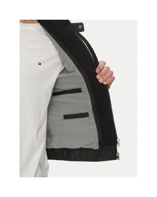 Serge Pariente Lederjacke Sean Regular Fit in Black für Herren