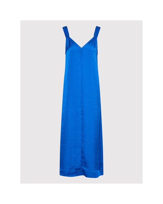 DKNY Blue Kleid Für Den Alltag P2Dbtn10 Regular Fit