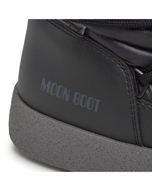 Moon Boot Black Schneeschuhe Ltrack Low Nylon Wp 24500800001
