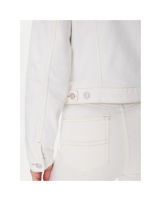 Tommy Hilfiger White Jeansjacke Classic Trucker Jacket Bi8194 Dw0Dw20121 Regular Fit