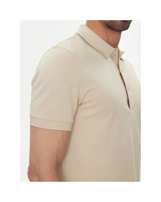Boss Poloshirt Paule 4 50506195 Slim Fit in White für Herren