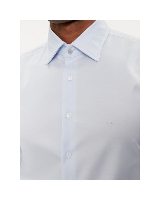 Michael Kors Hemd Md0Ds01032 Slim Fit in White für Herren
