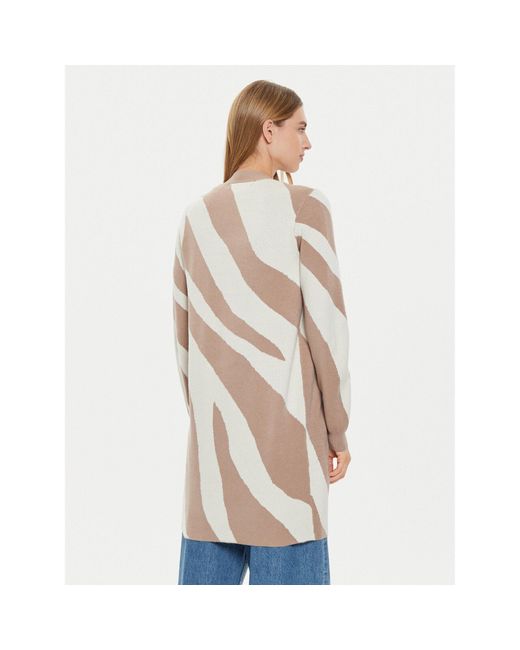 Vero Moda Natural Strickjacke Nancy 10310777 Loose Fit
