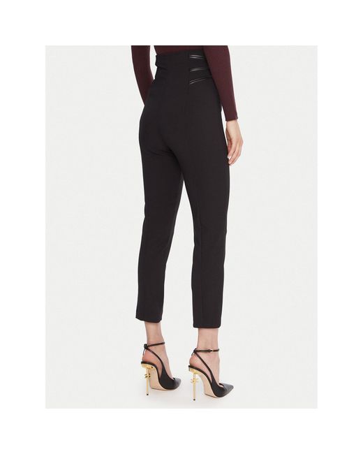 Elisabetta Franchi Black Stoffhose Pa-119-56E2-V440Spodnie Regular Fit