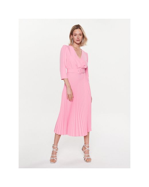Nissa Pink Kleid Für Den Alltag Rz14011 Regular Fit