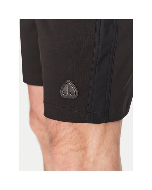 Moose Knuckles Sportshorts Dalon M15Mr807 Regular Fit in Black für Herren