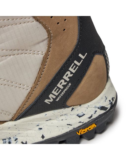 Merrell Brown Schneeschuhe antora sneaker boot wp j067296 white