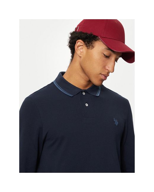 U.S. POLO ASSN. Poloshirt Mup2255 Regular Fit in Blue für Herren