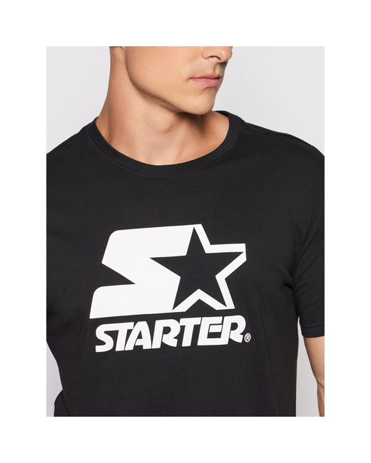 Starter T-Shirt Smg-008-Bd Regular Fit in Black für Herren