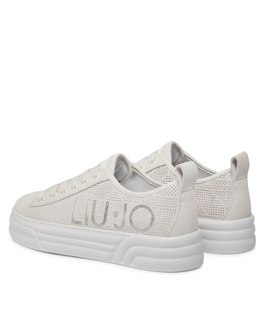 Liu Jo Gray Sneakers Cleo 26 Ba4065 Px373