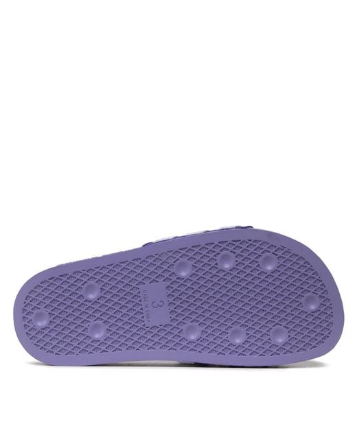 Adidas Purple Pantoletten adilette w gx8637 maglil/ftwwht/purrus
