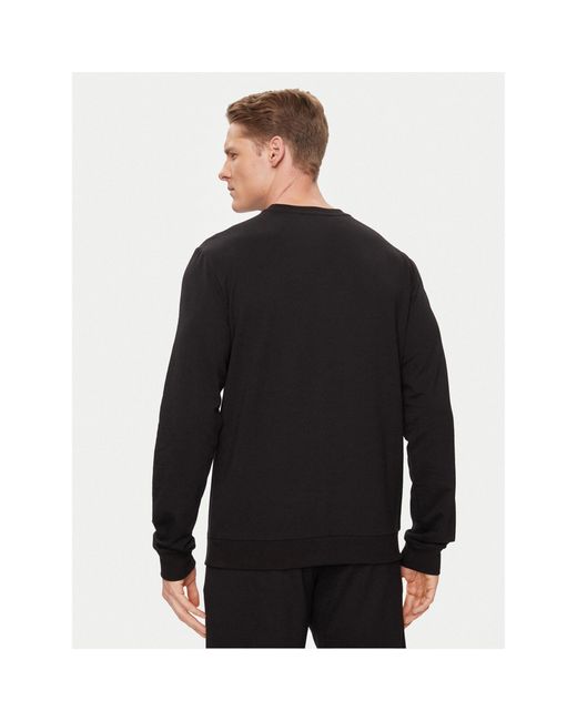 EA7 Sweatshirt 3Dpm40 Pjliz 1200 Regular Fit in Black für Herren