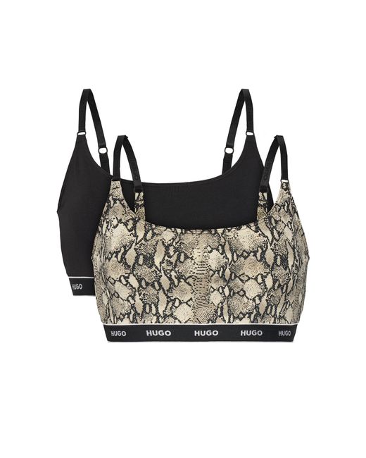 HUGO Black 2Er-Set Top-Bhs 50495872