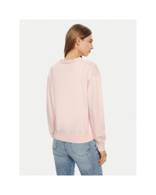 Guess Red Pullover W4Br16 Z3Ho2 Regular Fit