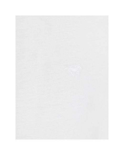 Mustang 2Er-Set T-Shirts 1014663 Weiß Regular Fit in White für Herren