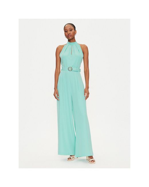 Rinascimento Blue Jumpsuit Cfc0123364003 Regular Fit