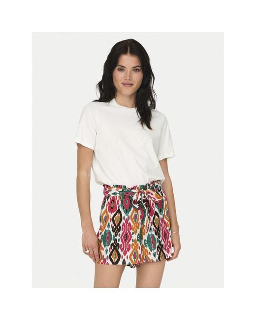 Jdy White T-Shirt Molly 15311675 Regular Fit