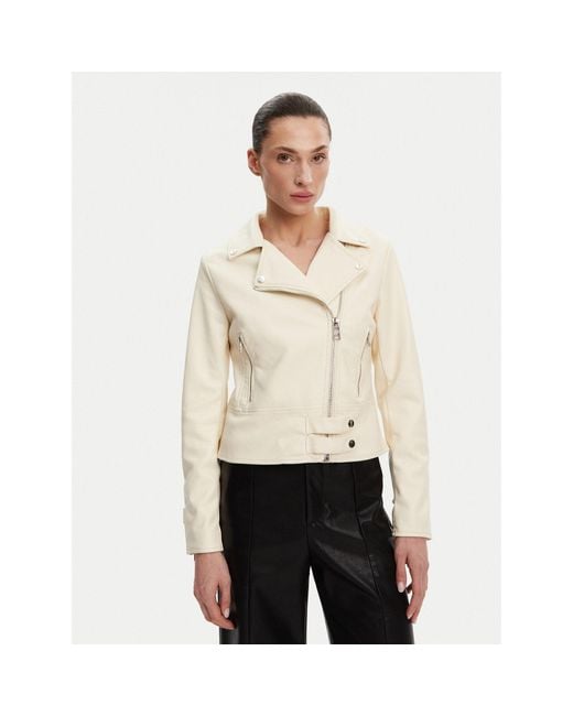 Rinascimento Natural Jacke Aus Kunstleder Cfc0119619003 Regular Fit