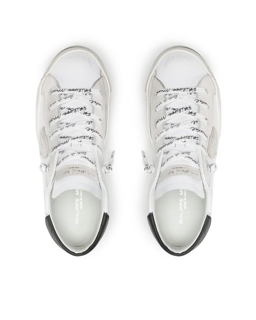 Philippe Model White Sneakers Prsx Prld Ma02 Weiß