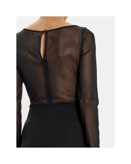 Rinascimento Black Jumpsuit Cfc0121149003 Regular Fit