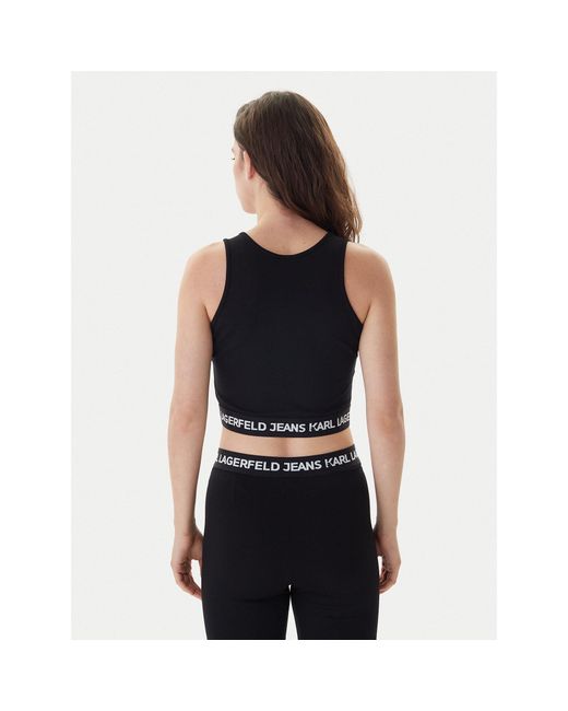 Karl Lagerfeld Black Top B1W17048 Slim Fit