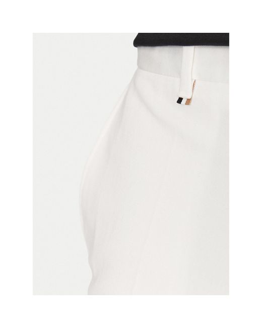 Boss Anzughose C-Genius 50539970 Slim Fit in White für Herren