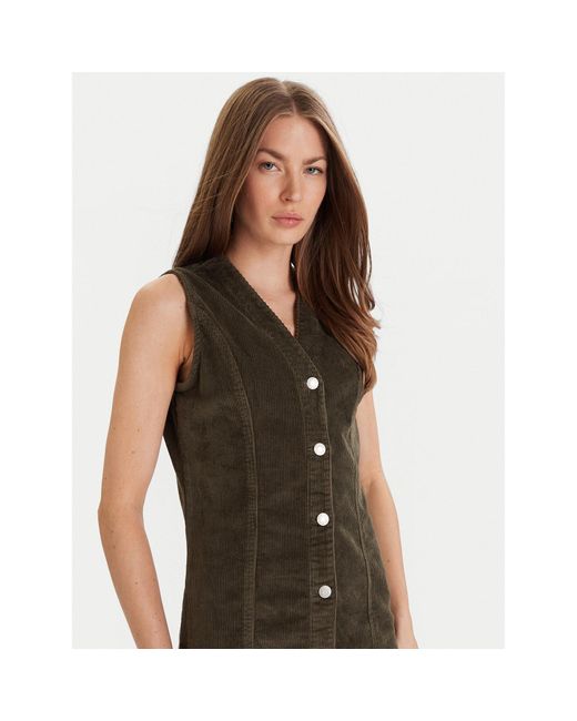 Vero Moda Green Kleid Für Den Alltag Eden 10333959 Regular Fit