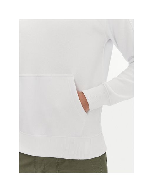 Alpha Industries Sweatshirt Signature Back Print 148341 Regular Fit in White für Herren