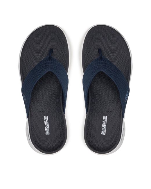 Skechers Blue Zehentrenner go walk flex sandal-splendor 141404/nvy navy