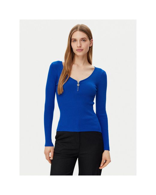 Morgan Blue Pullover 232-Mbanza Slim Fit