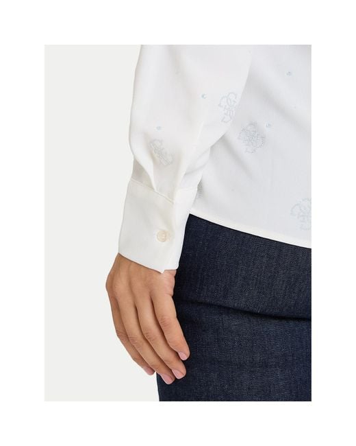 Guess White Hemd W5Bh80 W2982 Regular Fit