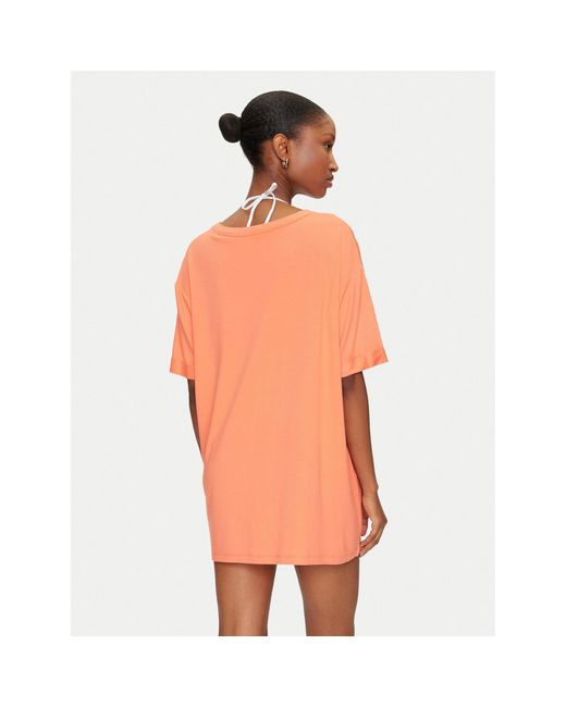 Guess Orange T-Shirt E5Gi07 K68D2 Regular Fit