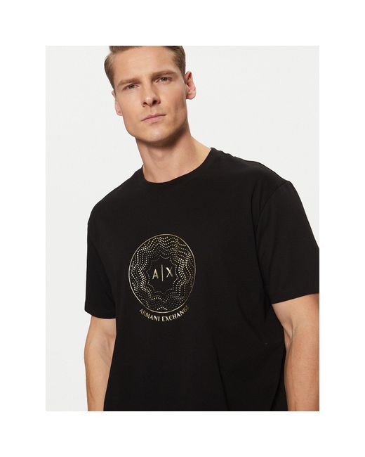 ARMANI EXCHANGE T-Shirt Xm000328 Af10364 Uc001 Regular Fit in Black für Herren