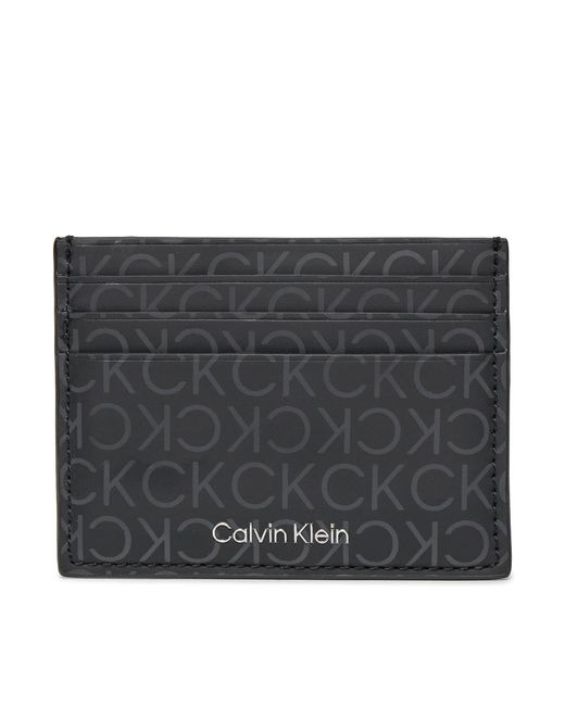 Calvin Klein Kreditkartenetui Rubberized Cardholder 6Cc K50K511256 in Black für Herren