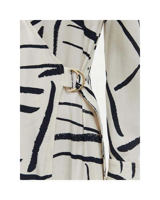 Tommy Hilfiger White Kleid Für Den Alltag Ww0Ww48934 Relaxed Fit