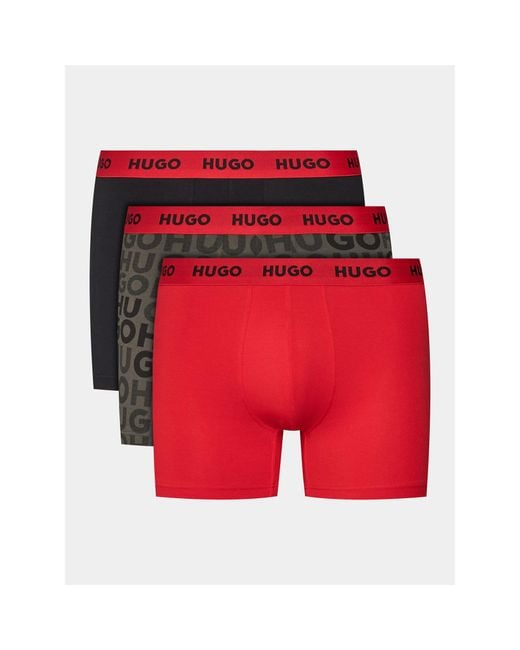 HUGO 3Er-Set Boxershorts 50510192 in Red für Herren