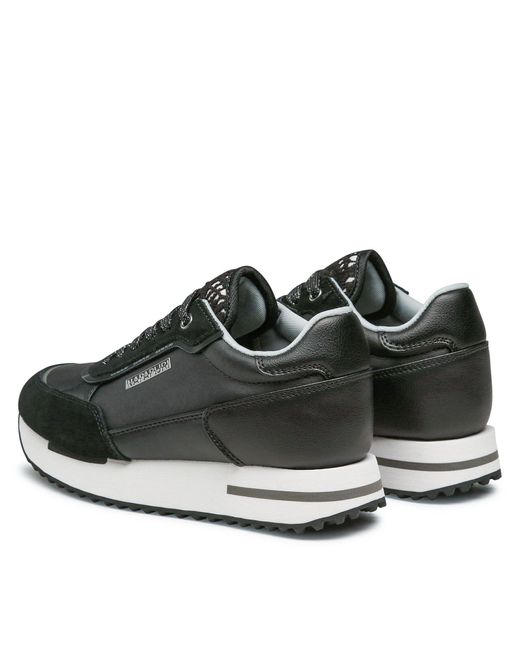 Napapijri Black Sneakers Hazel Np0A4Hkp
