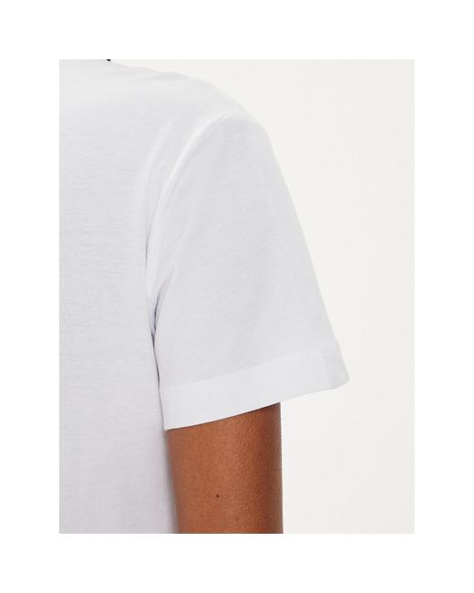 Just Cavalli White T-Shirt 76Pahg11 Weiß Slim Fit