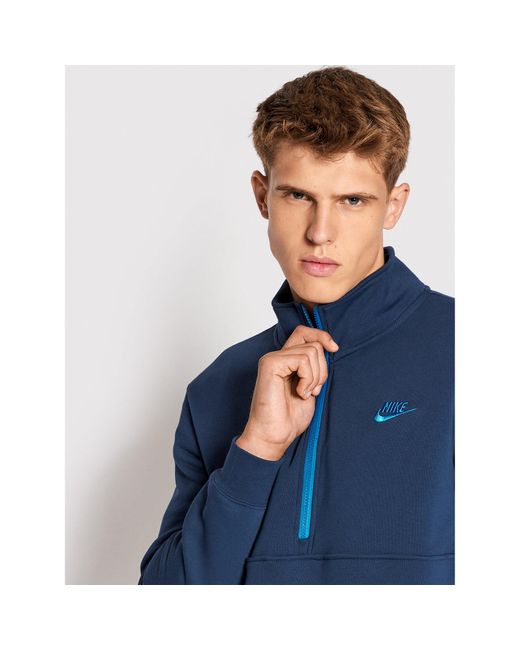 Nike Sweatshirt Sportswear Club Dd4732 Standard Fit in Blue für Herren