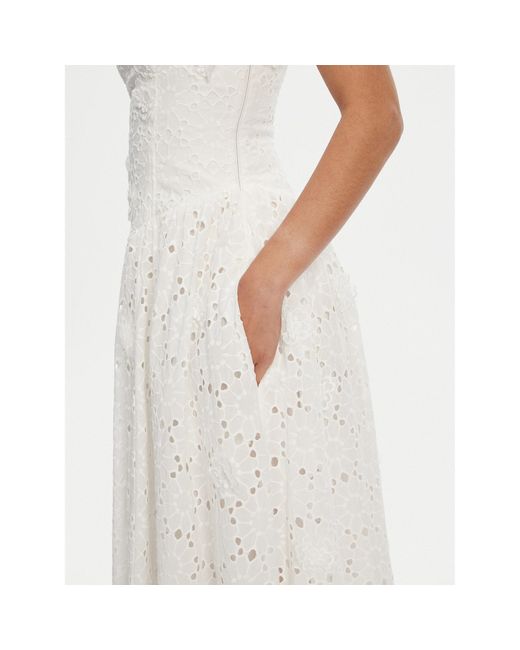 Bardot White Coctailkleid Estie 59786Db2 Regular Fit