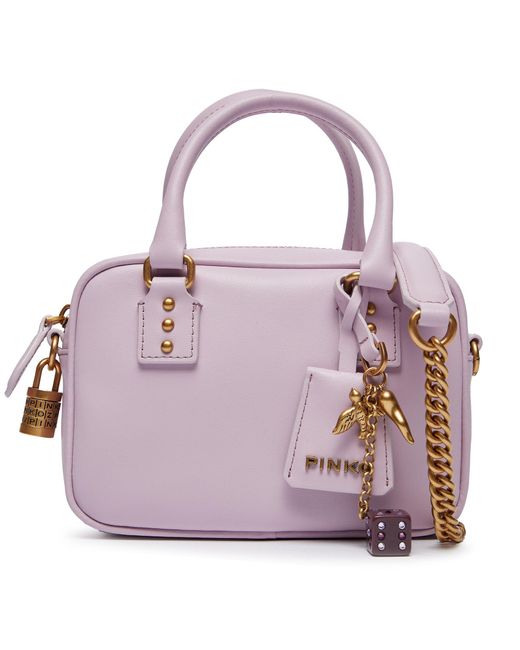 Pinko Handtasche bowling bag mini . pe 24 pltt 102791 a0f1 purple wwgq