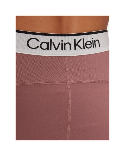 Calvin Klein Red Leggings 00Gws4L649 Slim Fit