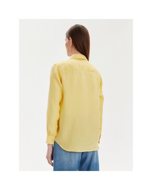 Tommy Hilfiger Yellow Hemd Ww0Ww42037 Relaxed Fit