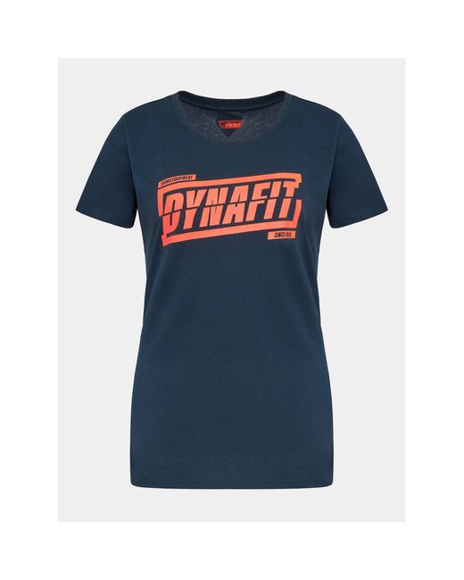 Dynafit Blue Technisches T-Shirt Graphic Co W S/S Tee 70999 Regular Fit
